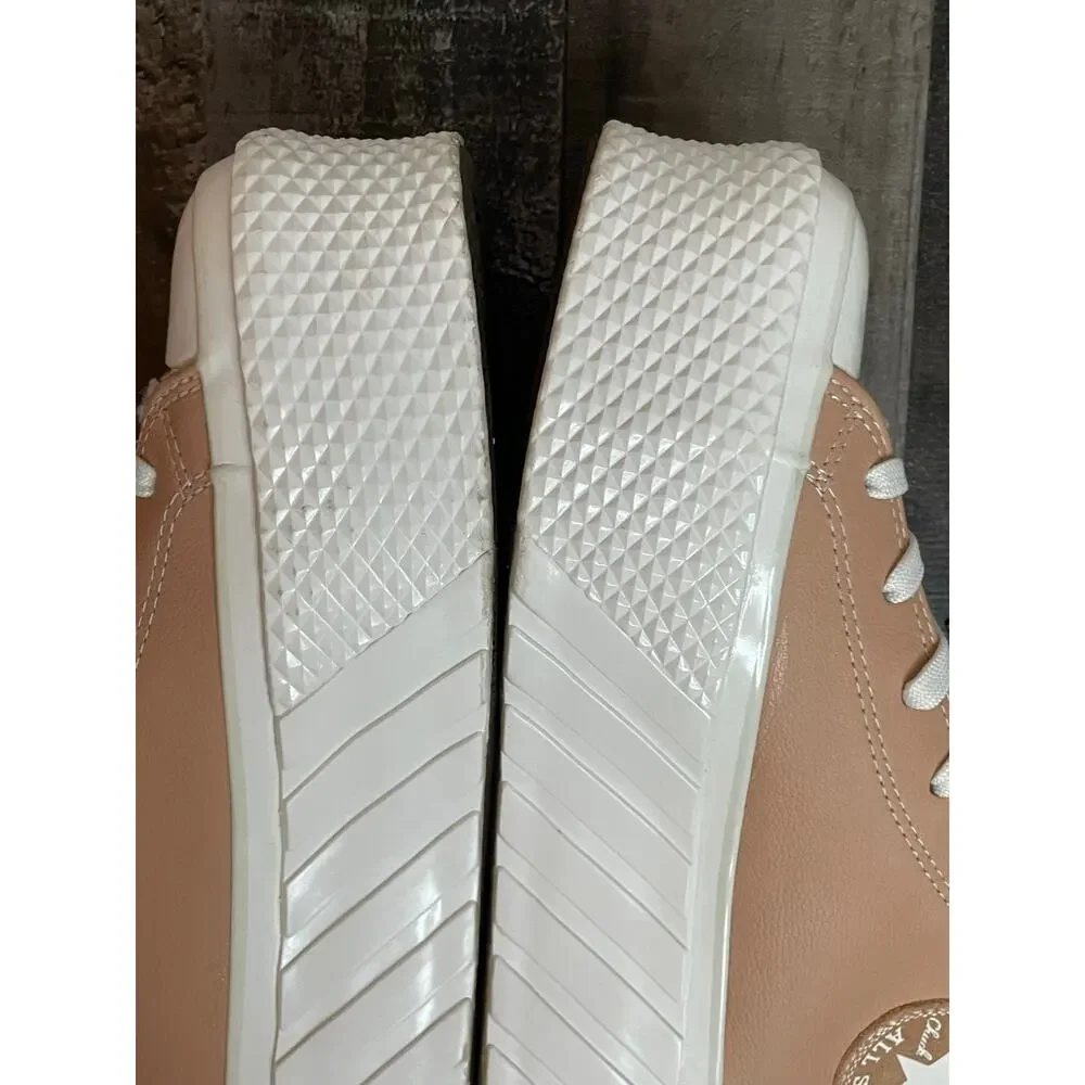 Converse Chuck Taylor Hi Platform Sneakers Leather Sherpa Blush Pink Women's 6.5